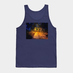 Evening in the autumn park Tank Top